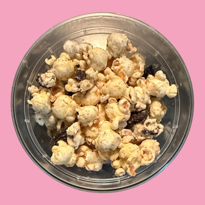 Cookies & Cream Gourmet Popcorn – Handmade Chocolate Cookie Crunch