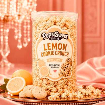 Lemon Cookie Crunch Gourmet Popcorn – Zesty Sweet Handmade Treat